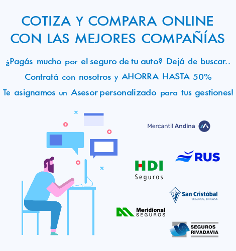 multicotizador online, aseguradoras: Boston, San Cristobal, RUS, HDI, Meridional, Mercantial, Rivadavia